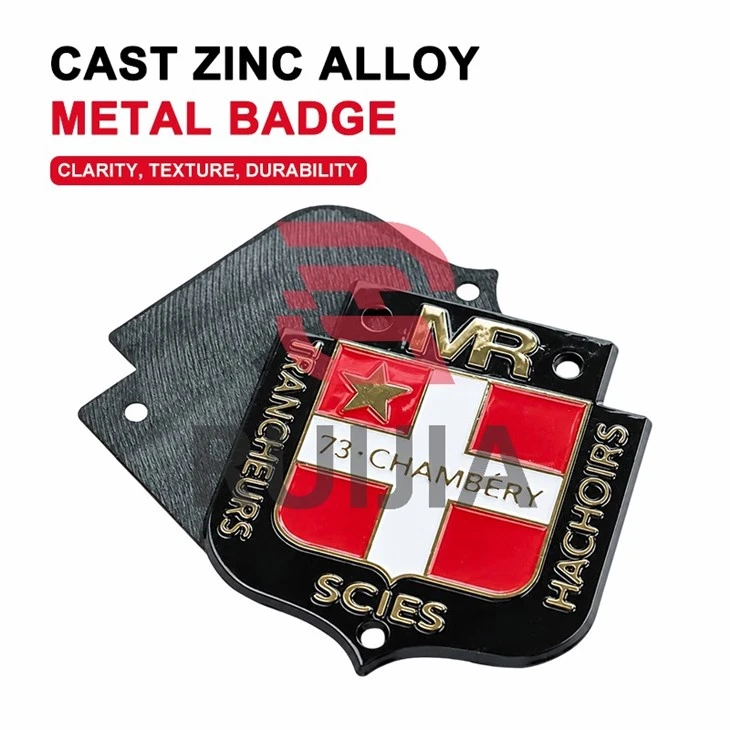 Cast Zinc Alloy Metal Badge